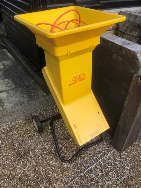 electric garden shredder used