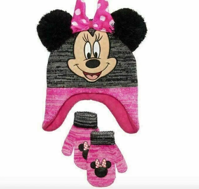 Minnie Mouse 2-Pc. Hat & Mittens Set - Toddler Girls