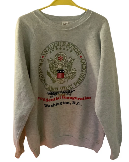 Vtg Sweatshirt 1993 Bill Clinton / Gore Presidential Inauguration XL Jumper (17 Vtg Sweatshirt 1993 Bill Clinton / Gore Presidential Inauguration XL Jumper (17