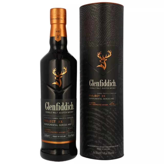 (75,70€/1L)Glenfiddich -Project XX Experimental Series #02- 700ml,- 47%vol.