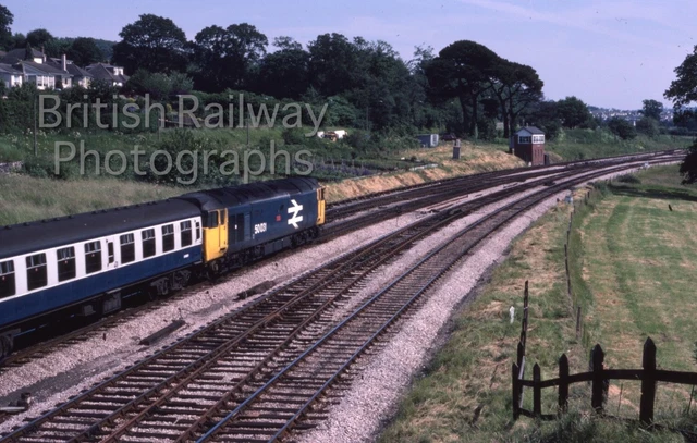 35MM SLIDE BR British Railways Diesel Loco 50031 Class 50 at Aller ...