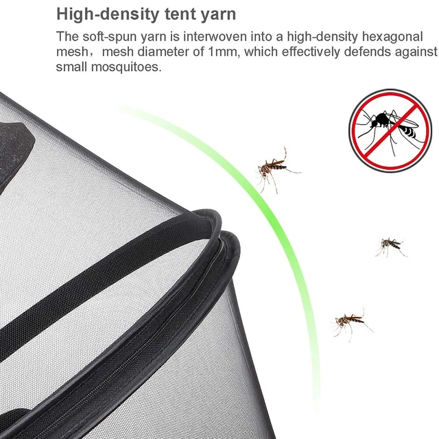 Universal Mosquito Net Baby Stroller Insect Net With Zipper For Carrycot Tra FS1