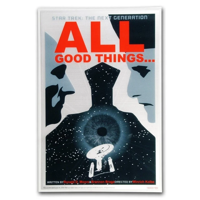 STAR TREK NEXT GENERATION – ALL GOOD THINGS: 2018 Juan Ortiz 5g silver note STAR TREK NEXT GENERATION – ALL GOOD THINGS: 2018 Juan Ortiz 5g silver note
