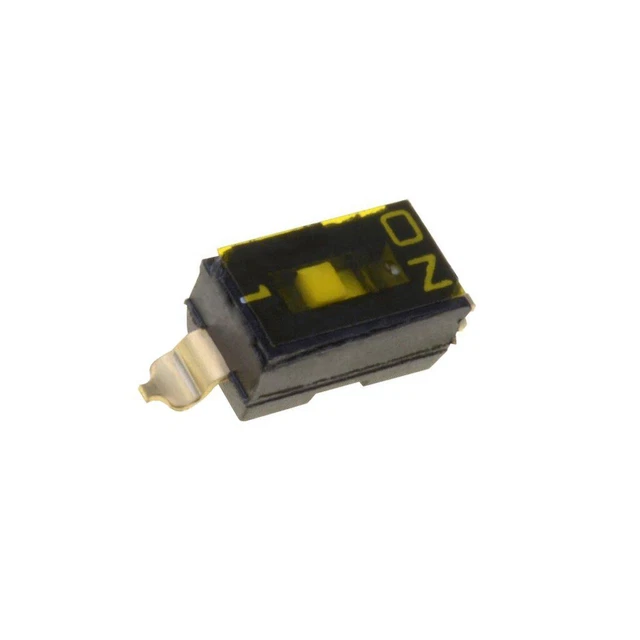 Interruttore A6S-1102-H: DIP-SWITCH numero sezioni: 1 ON-OFF 0,025A/24VDC OMRON