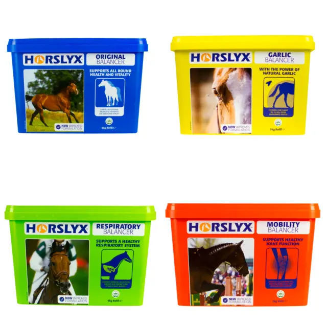 Horslyx Balancer Lick Horse Ponies 5kg Mobility Garlic Original Respiratory