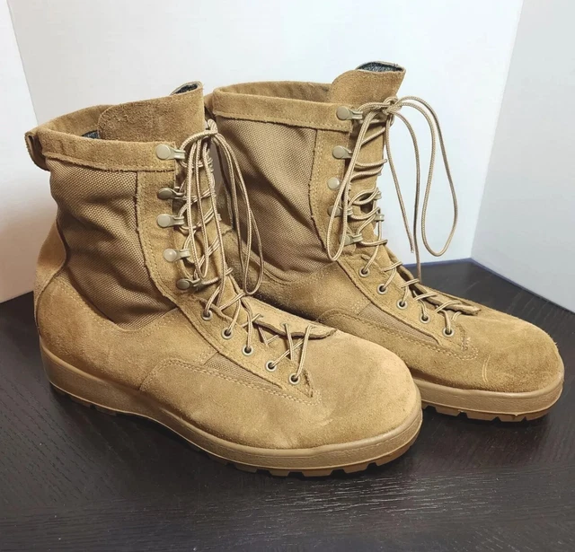 US ARMY MILITARY ISSUE COMBAT BOOTS GORE-TEX OCP McRae BROWN SIZE 14 REGULAR