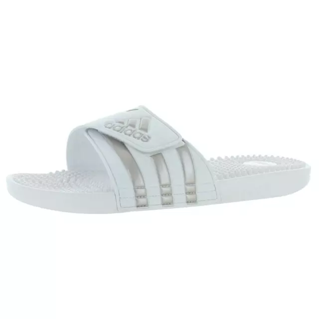 ADIDAS MENS ADISSAGE 2 White Slip On Pool Slides Shoes 16 Medium(D ...