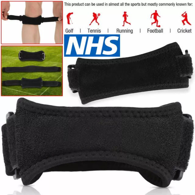 Adjustable Patella Tendon Strap Knee Support Jumpers Runners Pain Band Brace NHS