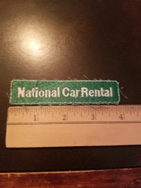 Vintage NOS Patch National Car Rental