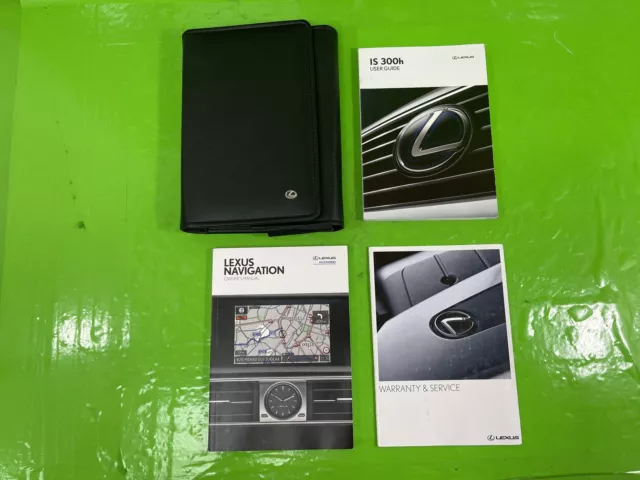 Lexus Is 300H Owners Manual Guide Handbook + Wallet Case 2013-2016