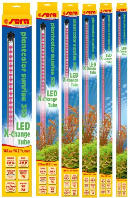 sera - LED X-Change Tube plantcolor sunrise alle Längen Röhrenersatz Aquarien 2