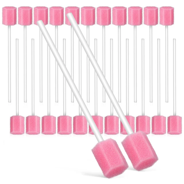 150 Pcs Oral Swabsticks Disposable Cotton Swab Cleaning Sponge Oral Care