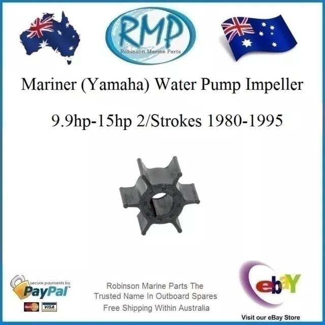 Mariner Outboard Water Pump Impeller 9.9hp-15hp 1980-thru-1995 R 47-84027M (682)