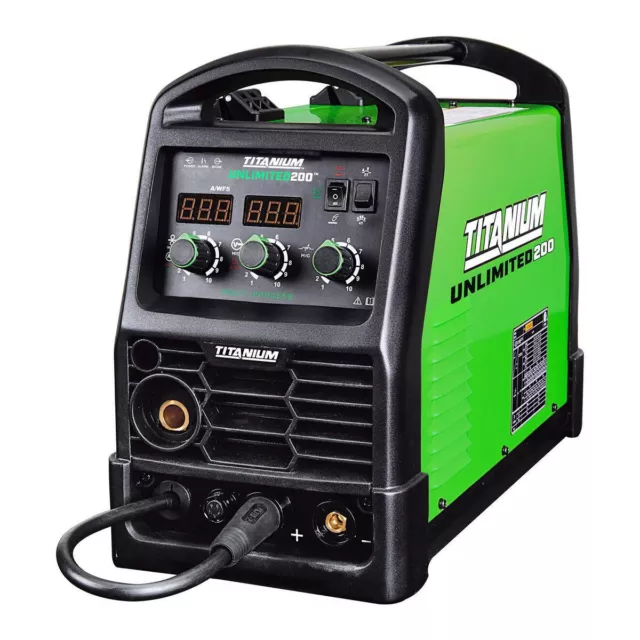 Titanium Unlimited 200 MIG FLUX-CORED DC-TIG DC-STICK  Welder 120/240 Volt Input