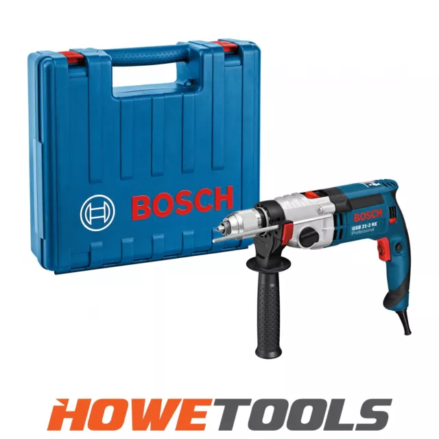 BOSCH GSB 21-2 RE 110v Percussion drill 13mm keyless chuck