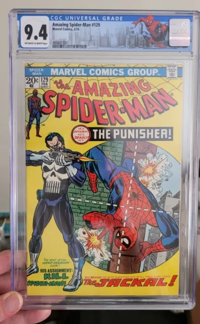 Marvel Comics Amazing Spider-Man 129 1St Punisher Cgc 9.4 Looks 9.8 Bump To 9.6?