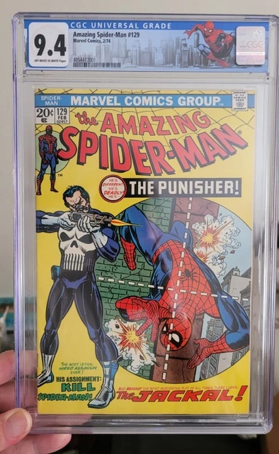 Marvel Comics Amazing Spider-Man 129 1St Punisher Cgc 9.4 Looks 9.8 Bump To 9.6?