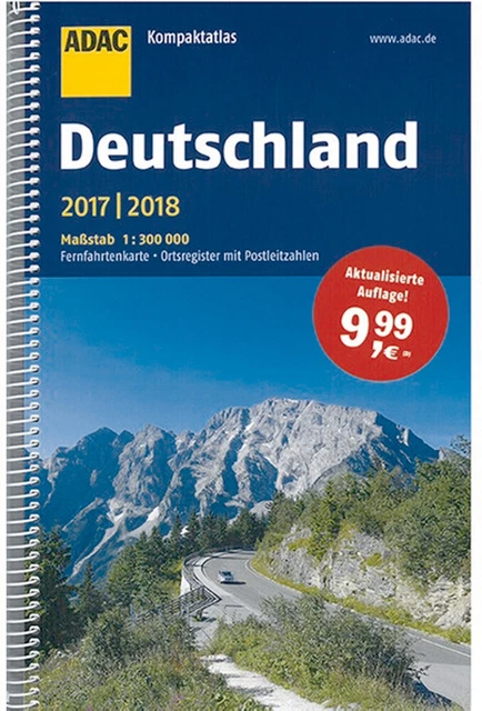 ADAC , Kompaktatlas Deutschland 2017/2018 (R)