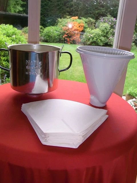 Melitta Schnellfilter  105 mit Filtertopf für 25-50 Tassen + 18 Filtertüten