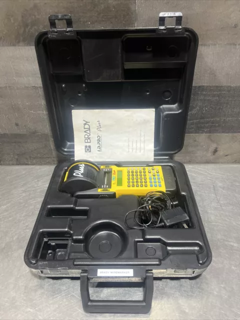 Brady ID Pro Plus Wire Marker Label Printer. Used Surplus