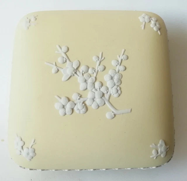 Wedgwood - Carré Primevère Prunus Bibelot Jaune Emballé