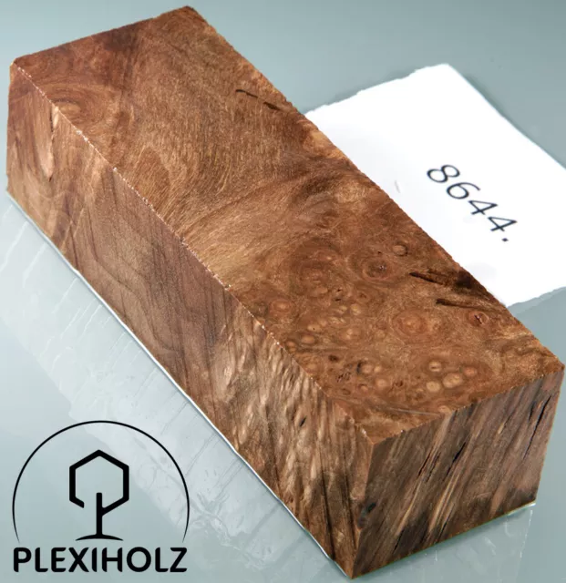 Walnut handle block stabilized | 120x40x30 | plexi wood | 8644