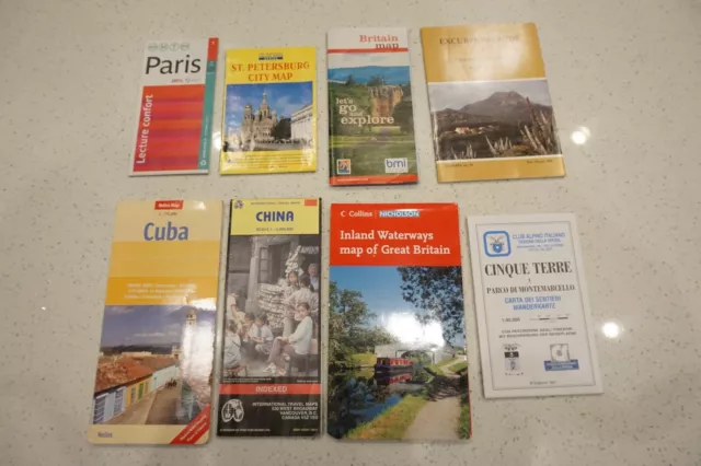 Collection of 33 World Travel Maps