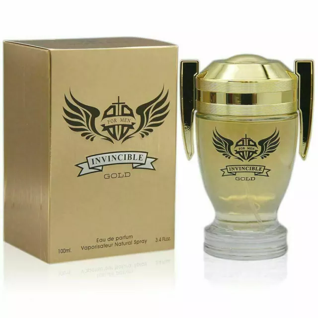 Invincible for Men GOLD by Secret Plus 3.4oz 100 ml EDP Eai de Parfum Men SEALED