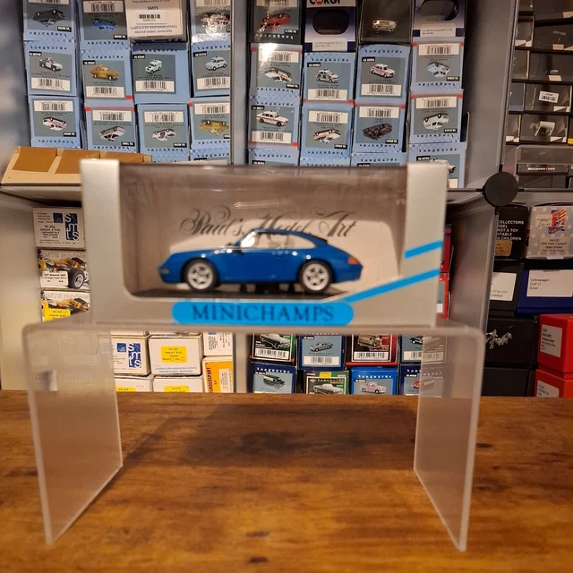 Minichamps 1/43 Porsche 911 Targa 1995 Bleue – Collection LE6716