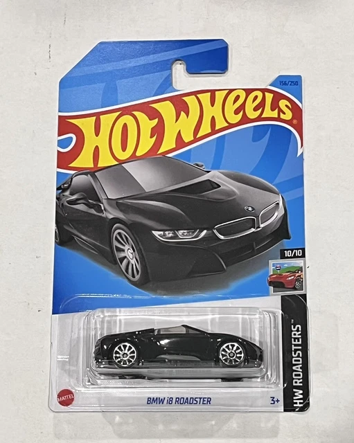 Hot Wheels BMW i8 Roadster (Silver) 10/10 HW Roadsters - 2023-156/250 (Short Card) - COMES IN A KLAS CAR KEEPER PROTECTIVE COLLECTORS CASE - HKH44