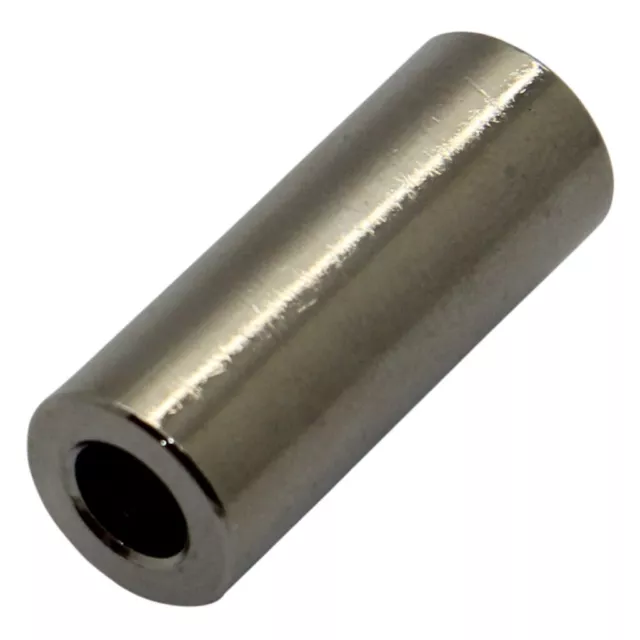 10X 315/2.6X02 spacer sleeve 2mm lens shaped brass nickel ØInn: 2.6mm DREMEC