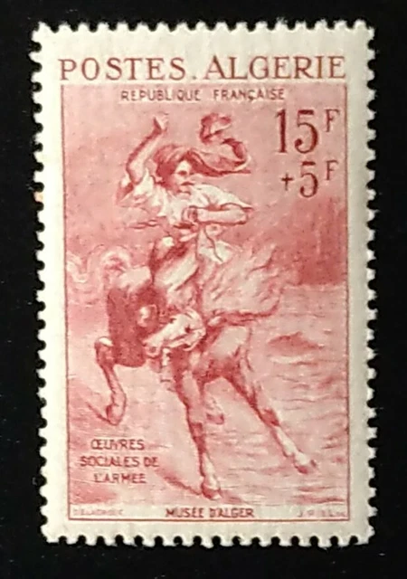 Algérie Colonie Française Timbre N°346 Tableau Musée des Beaux-Arts /Neuf**/1957