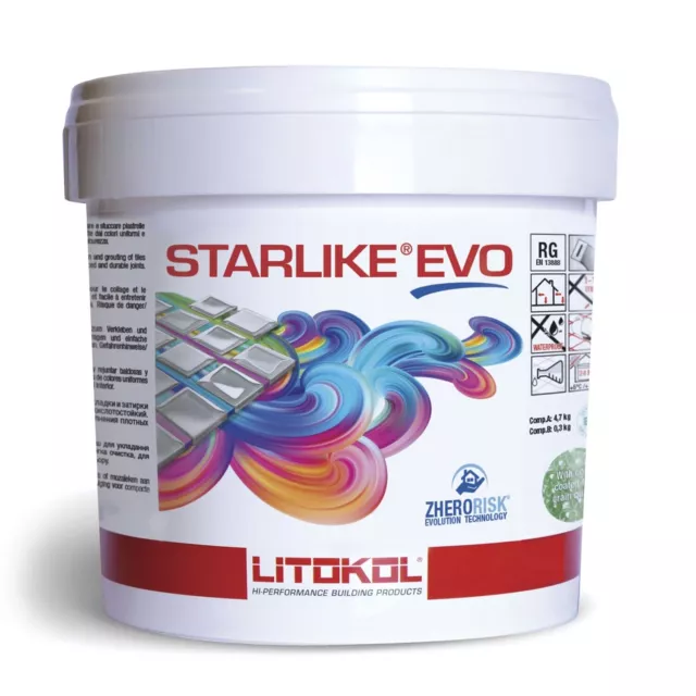 LITOKOL STARLIKE EVO stucco epossidico bicomponente  piastrelle 2,5kg