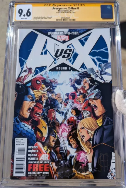 MARVEL COMICS Avengers vs. X-Men #1 2012 CGC 9.6 -signed by JIM CHEUNG