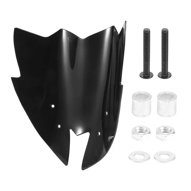 Visiera parabrezza moto nero VIsor per Z800 2012-2016 M1Y4