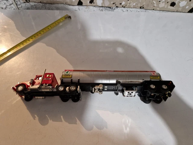 Camion Miniature Shinsei 1/64 - Kenworth Navajo + Remorque Van - Collection - Bel état