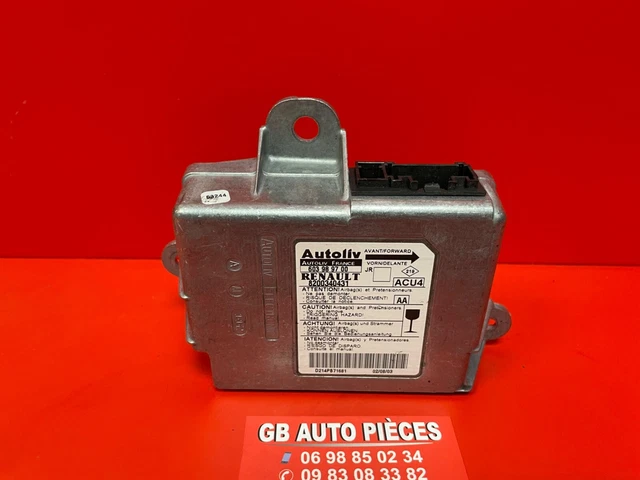Calculateur Airbag Pour Renault Master - Référence 605045200 / 8201001327 - Occasion Fonctionnel