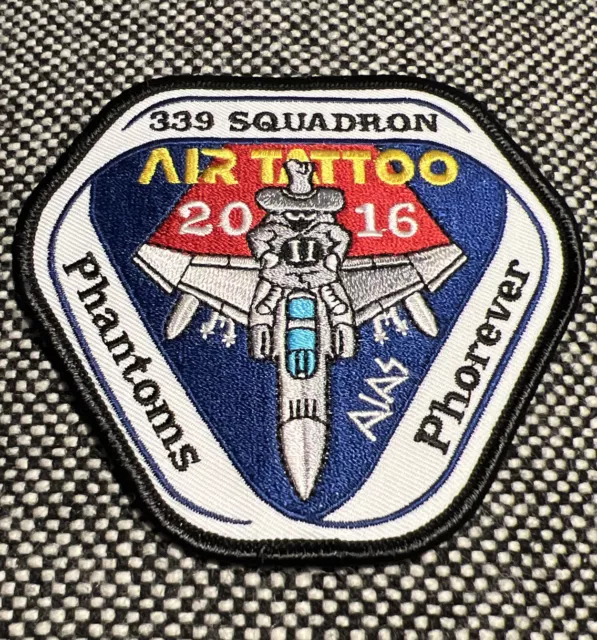 F-4E PHANTOM Spook PATCH Aufnäher 339 SQ Hellenic Air Force RIAT 2016 Air Tattoo