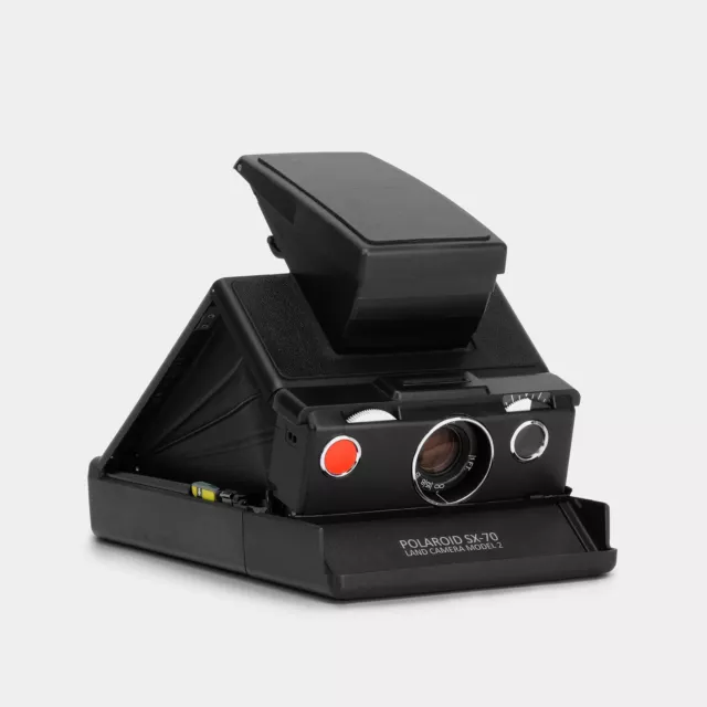 Polaroid SX-70 Model 2 Black Folding Instant Film Camera