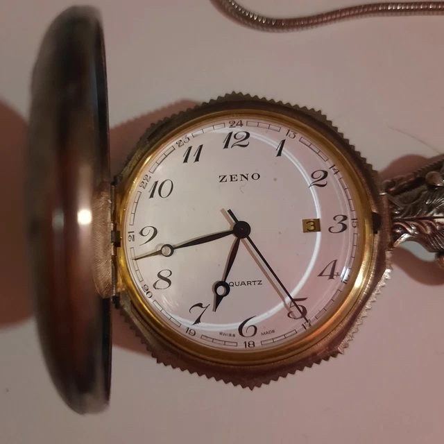 Montre De Poche BREIL Westminster – Mécanique à Remontage Manuel – Or Rose – Vintage Neuve Avec étiquettes
