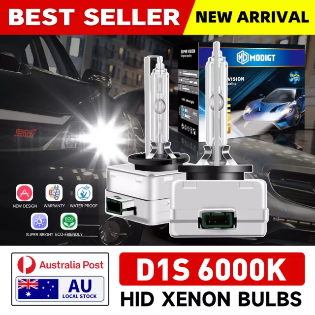 2X D1S LED Replace Bulb Auto Driving Headlight Plug &Play 6000K 20000LM 180W NEW