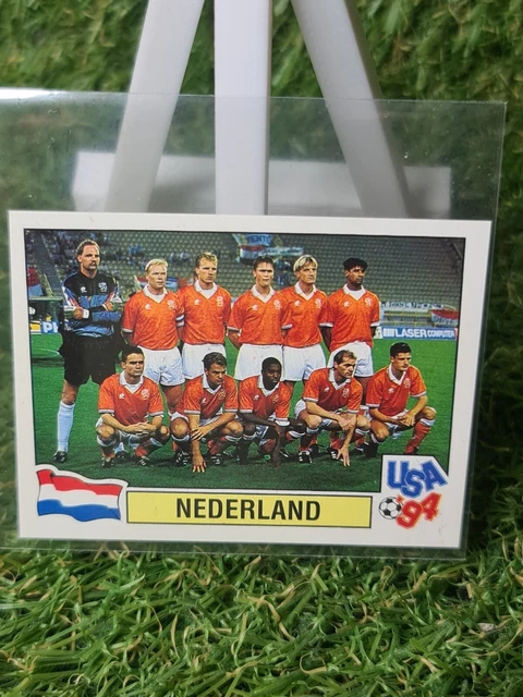 Holland Team Photo Panini World Cup USA 94'