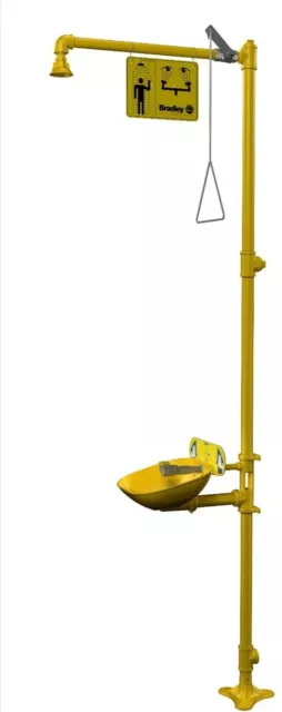 Bradley Halo S19314 Eye Wash Safety Shower And Eyewash Station For Bradley Brand