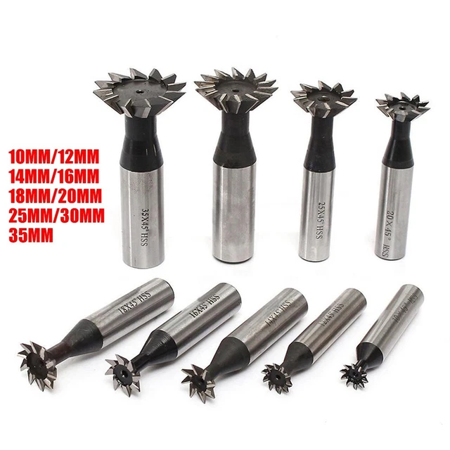Durable Hot New Milling Cutter HSS Replacement Set Silver Tool End Mill
