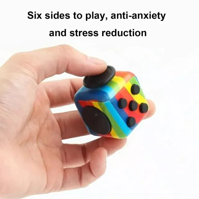 Fidget Cube Spinner Stress Relief Finger Hand Magic Toy Anxiety ADHD Autism NEW 3