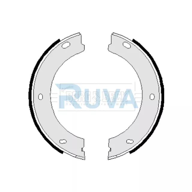 Fits Peugeot 605 1990-1999 2.0 2.1 TD 3.0 Ruva Rear Hand Brake Shoes Set 424179