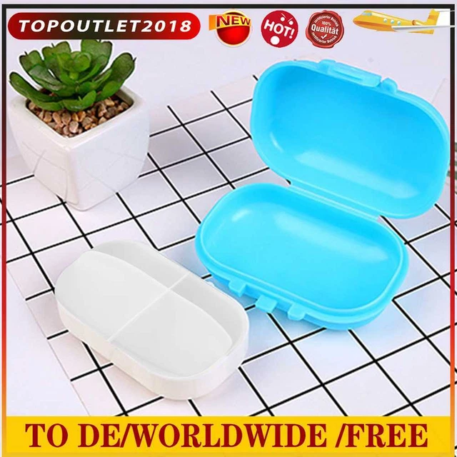 4 Grids Travel Portable Pill Box Jewelry Storage Holder Case Container