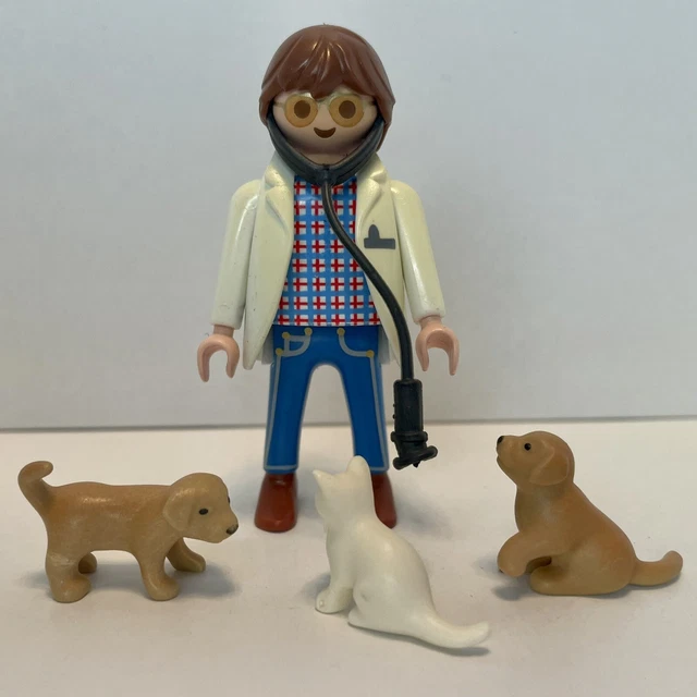 Lotto 20 Capelli Maschili Playmobil – Marroni Punta Classica – Ricambi #422