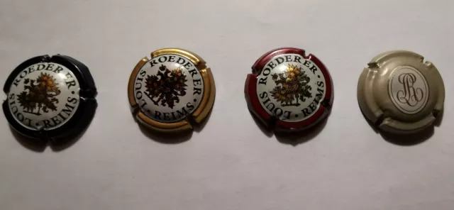 lot de 4 Capsules de CHAMPAGNE Louis ROEDERER  Bonne cote