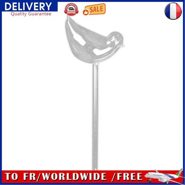 Transparent Bird Travel Flower Waterer Bulb Auto Drip Irrigation Device (A)
